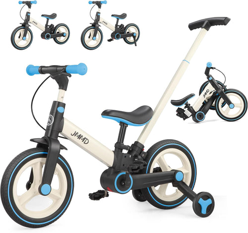 6 in 1 Toddler Bike with Push Handle for Kids